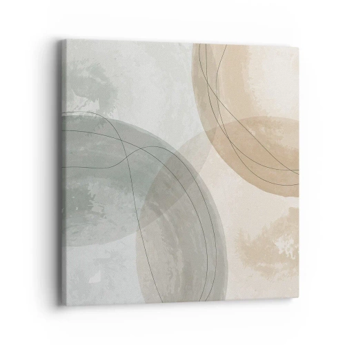 Cuadro sobre lienzo - Impresión de Imagen - Mundos que se entrecruzan - 40x40 cm