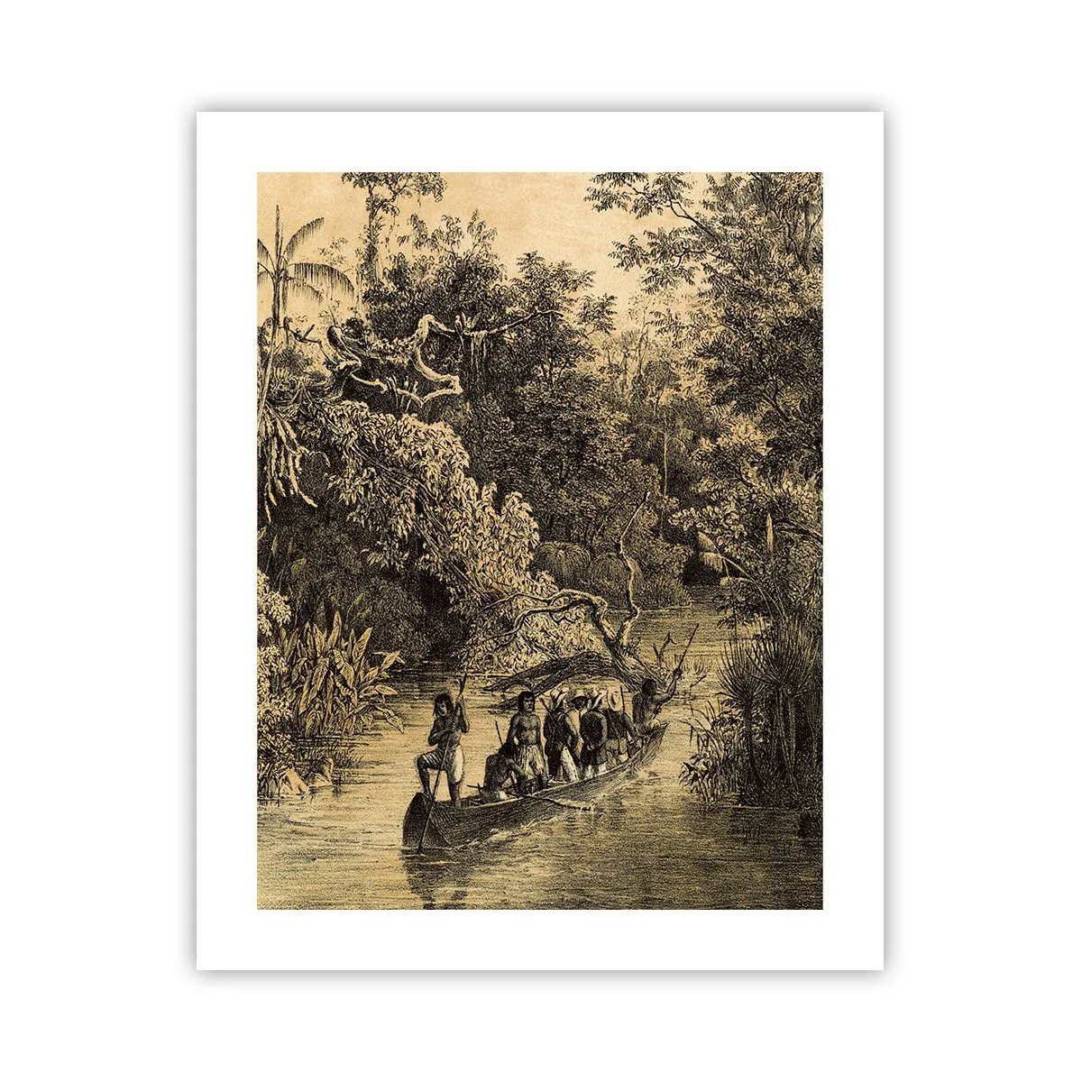 Póster - Expedición a la fuente - 40x50 cm