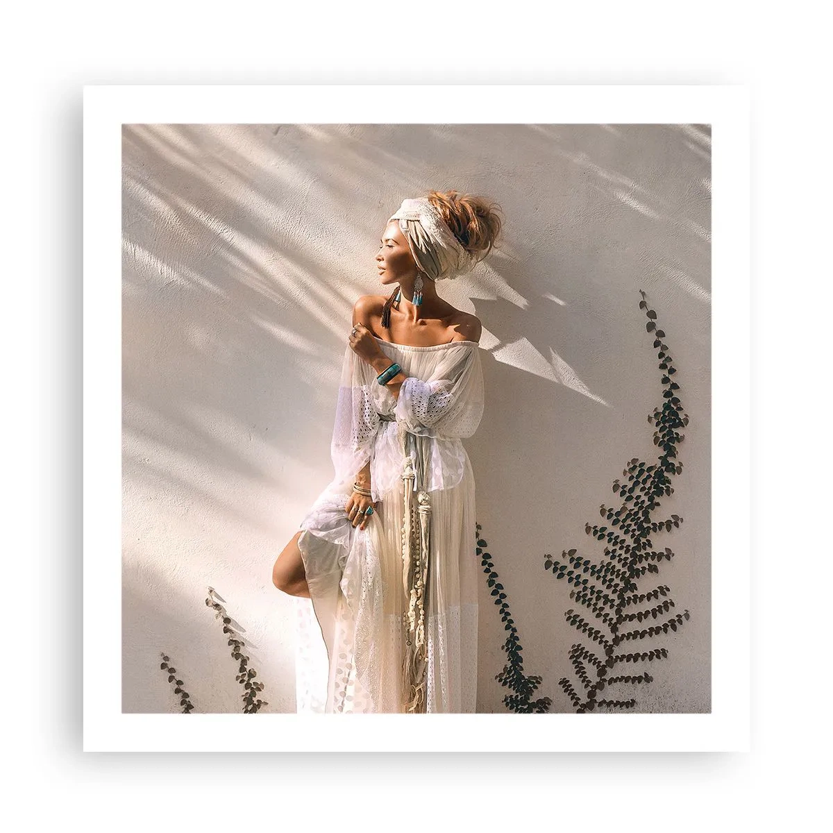 Póster - El sol y la joven - 60x60 cm