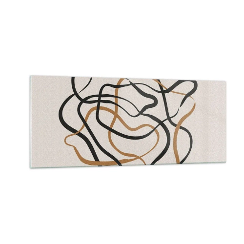 Cuadro sobre vidrio - Impresiones sobre Vidrio - Todo ha salido mal - 100x40 cm