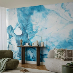 Fotomural Premium Canvas - Un concierto azul - Abstracción, Pedazo, Arte Moderno - 200x140 cm