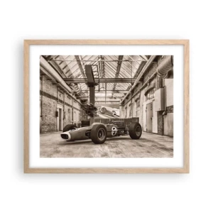 Póster en marco roble claro - El descanso del vencedor - 50x40 cm