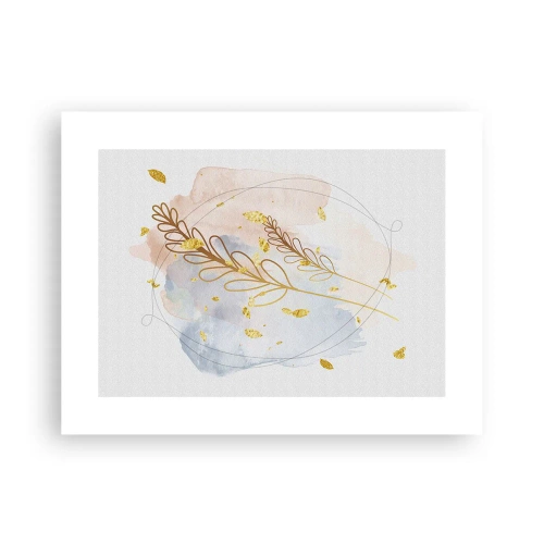 Póster - Ráfaga dorada - 40x30 cm