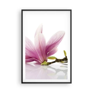 Póster en marco negro - Suave como un soplo de primavera - 61x91 cm