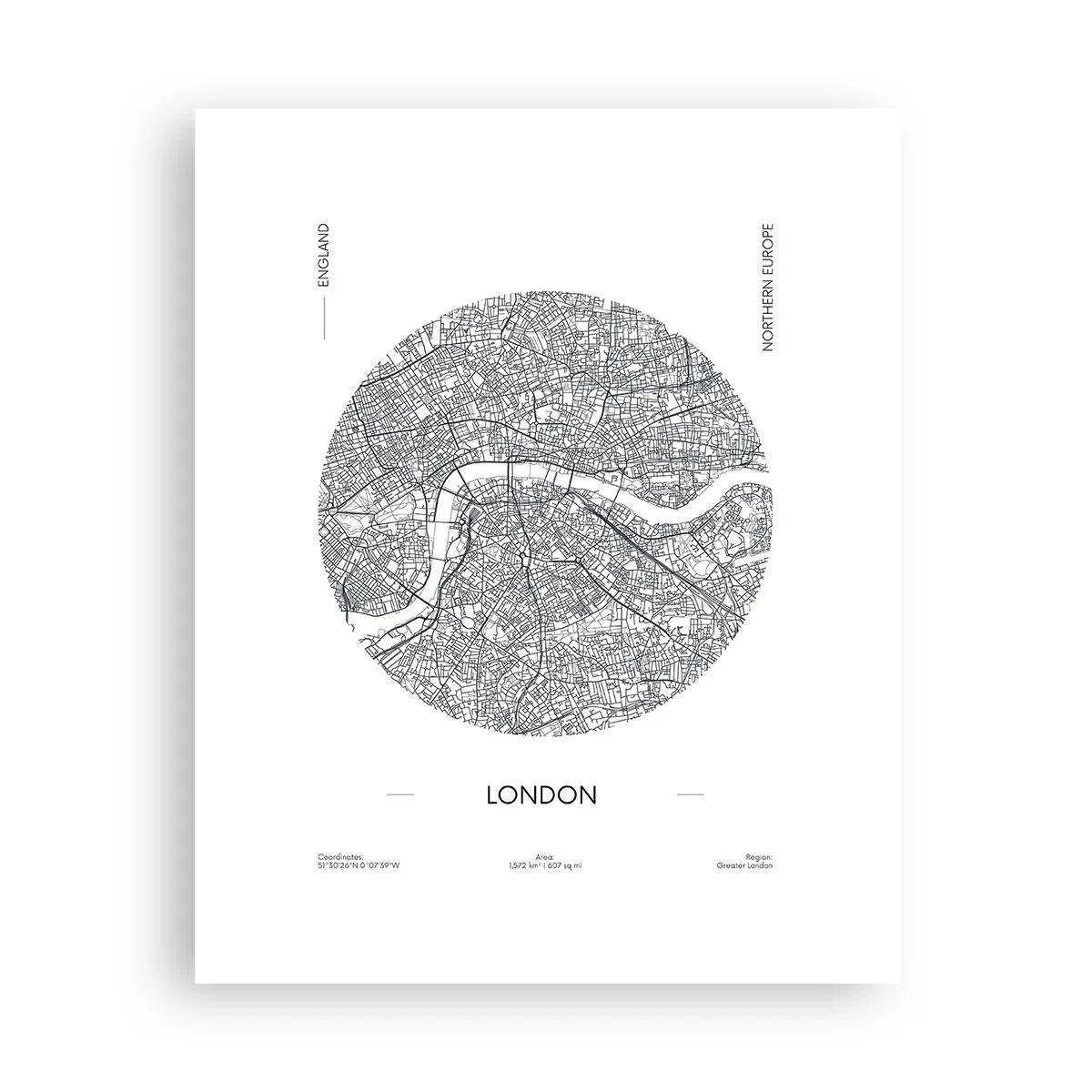 Póster - Anatomía de Londres - 40x50 cm