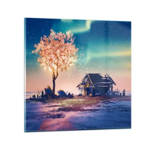 Cuadro sobre vidrio - Impresiones sobre Vidrio - La naturaleza perdura - 70x70 cm