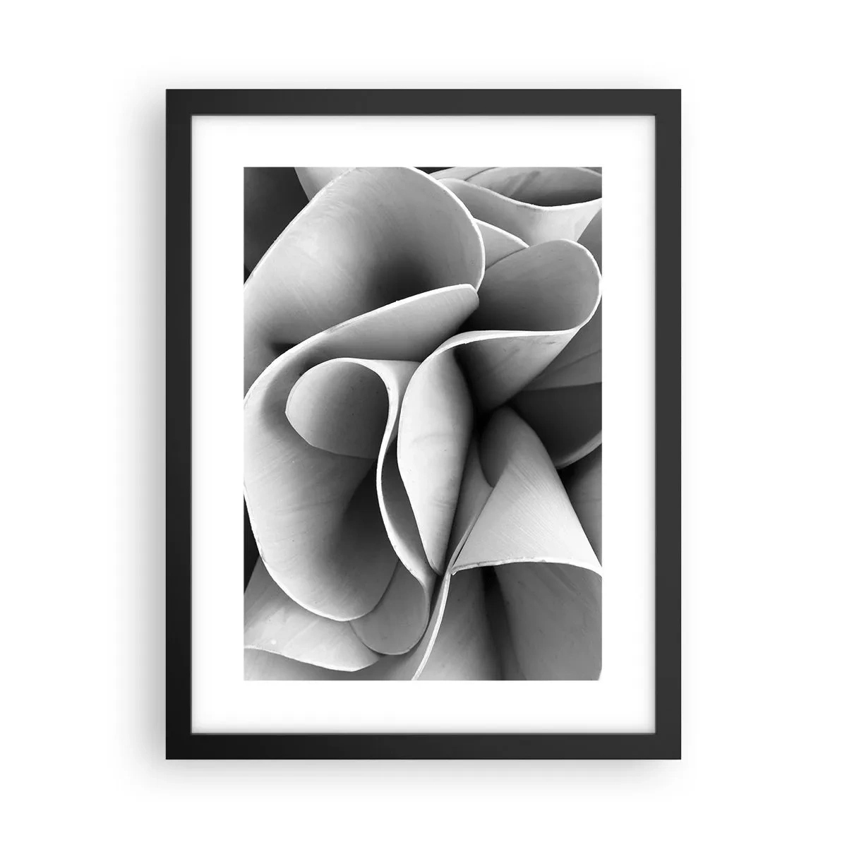 Póster en marco negro - Sucede en el espacio - 30x40 cm