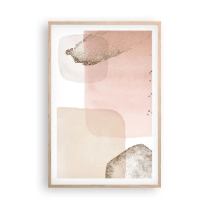 Póster en marco roble claro - Una mirada a través del color - 61x91 cm