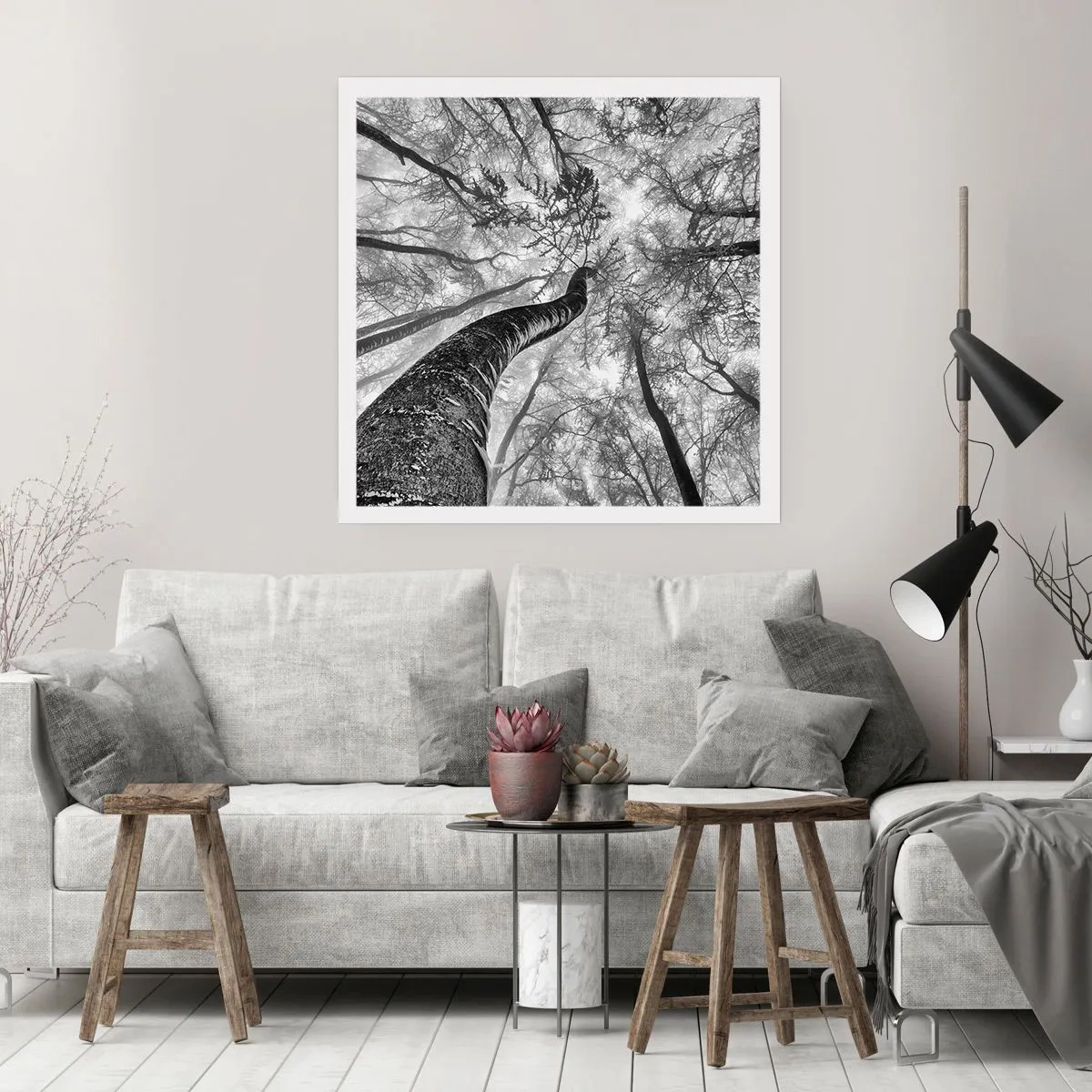 Póster - Carrera hacia la luz - 60x60 cm