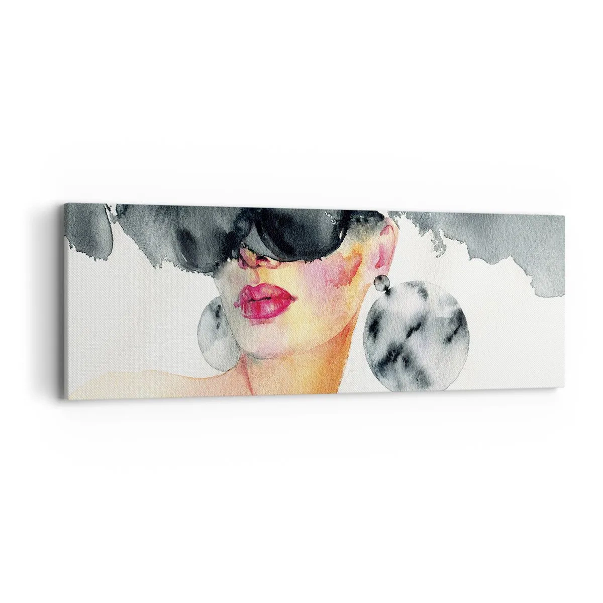 Cuadro sobre lienzo - Impresión de Imagen - El secreto de la elegancia - 90x30 cm