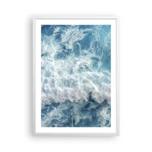 Póster en marco blanco - Alegre y con mucho brío - 50x70 cm