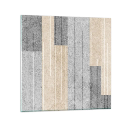 Cuadro sobre vidrio - Impresiones sobre Vidrio - Composición: sostener la vertical - 70x70 cm