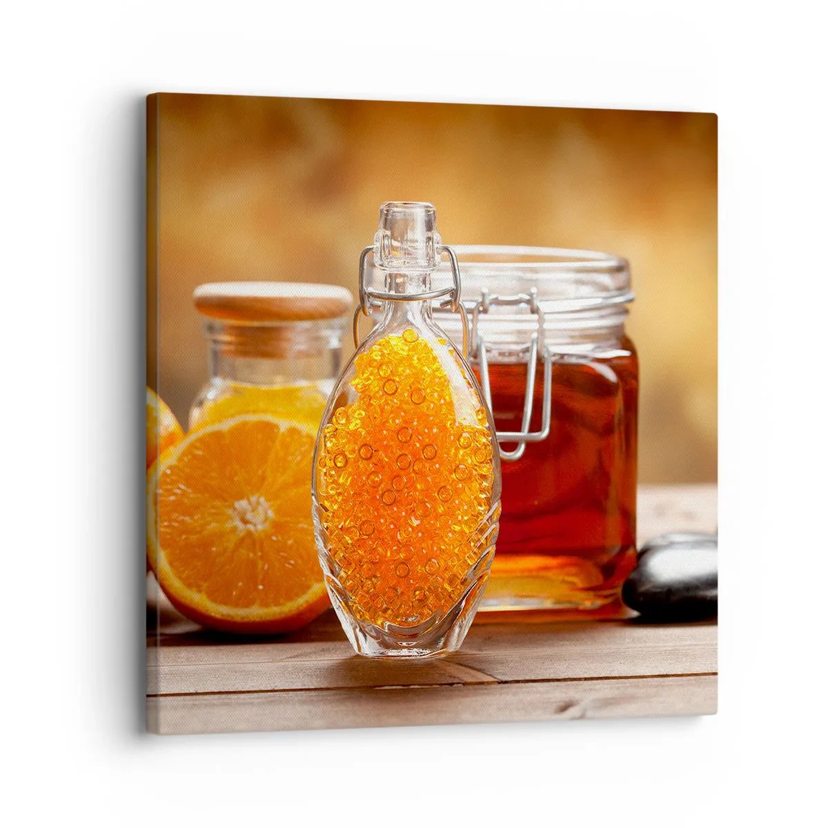 Cuadro sobre lienzo - Impresión de Imagen - Sabores y aromas soleados - 30x30 cm