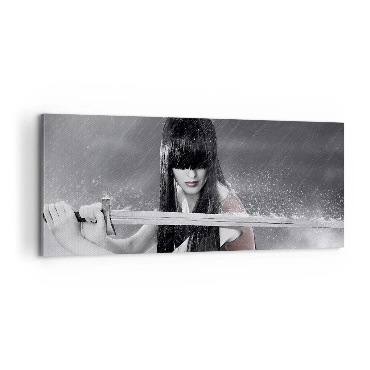 Cuadro sobre lienzo - Impresión de Imagen - Hermosa y peligrosa - 100x40 cm
