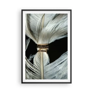 Póster en marco negro - ...y no te dejaré.... - 61x91 cm