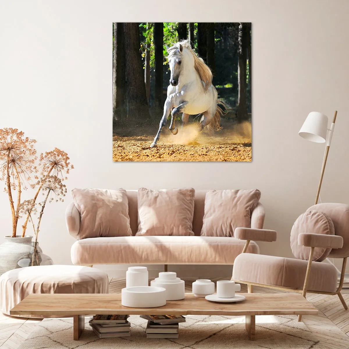 Cuadro sobre lienzo - Impresión de Imagen - Como en una novela de fantasía - 70x70 cm