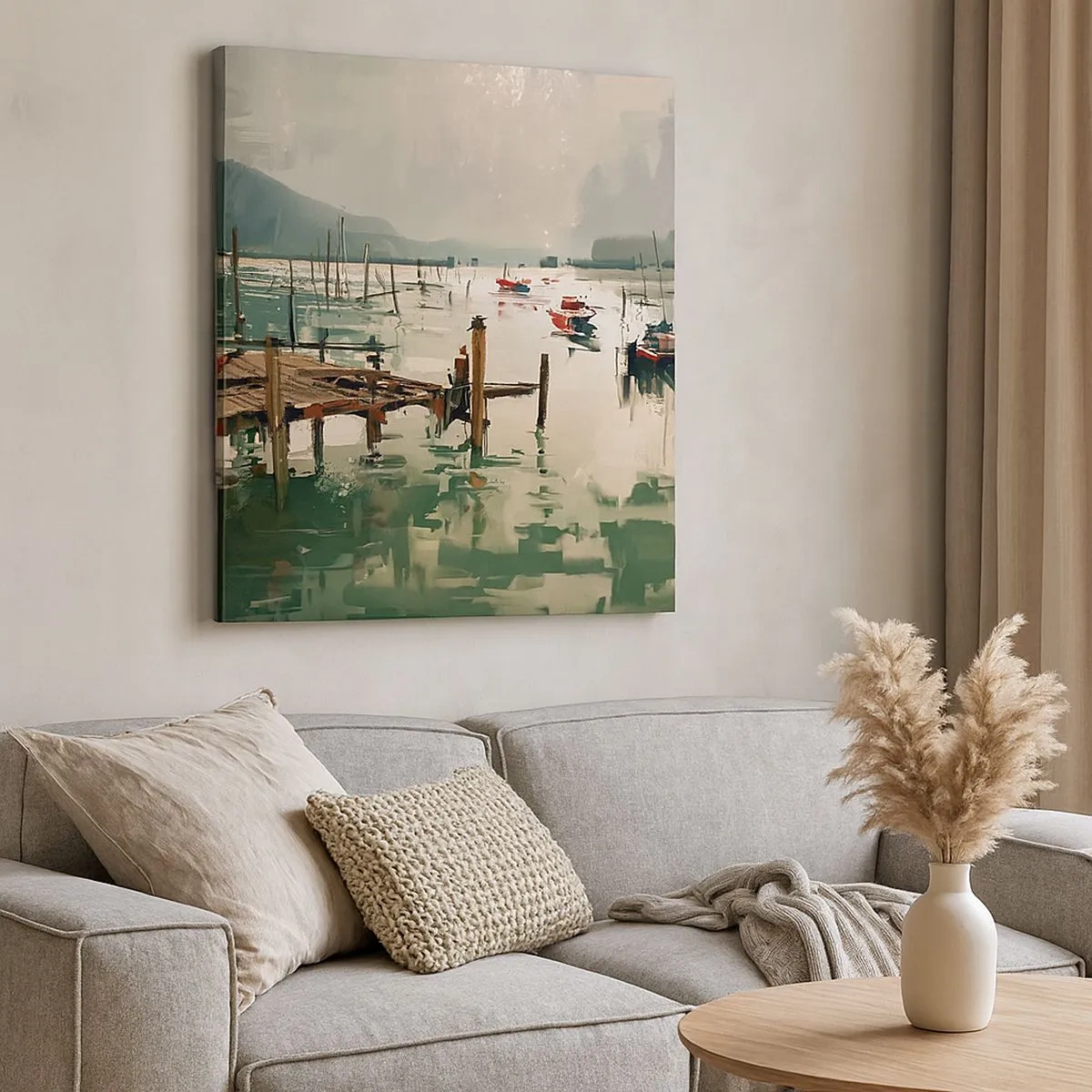 Cuadro sobre lienzo - Impresión de Imagen - Empapado en la luna fundida - 30x30 cm