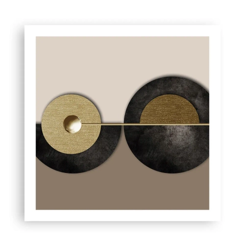 Póster - Variaciones en torno a un círculo - 60x60 cm
