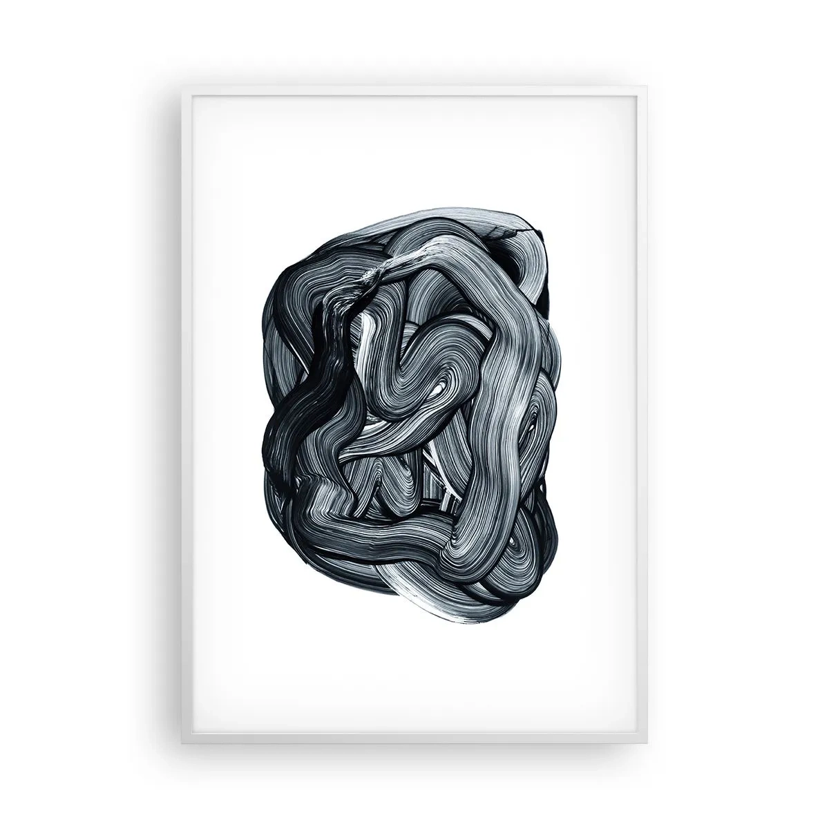 Póster en marco blanco - No es tan sencillo - 70x100 cm