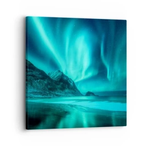 Cuadro sobre lienzo - Impresión de Imagen - Maravillas del norte - 30x30 cm