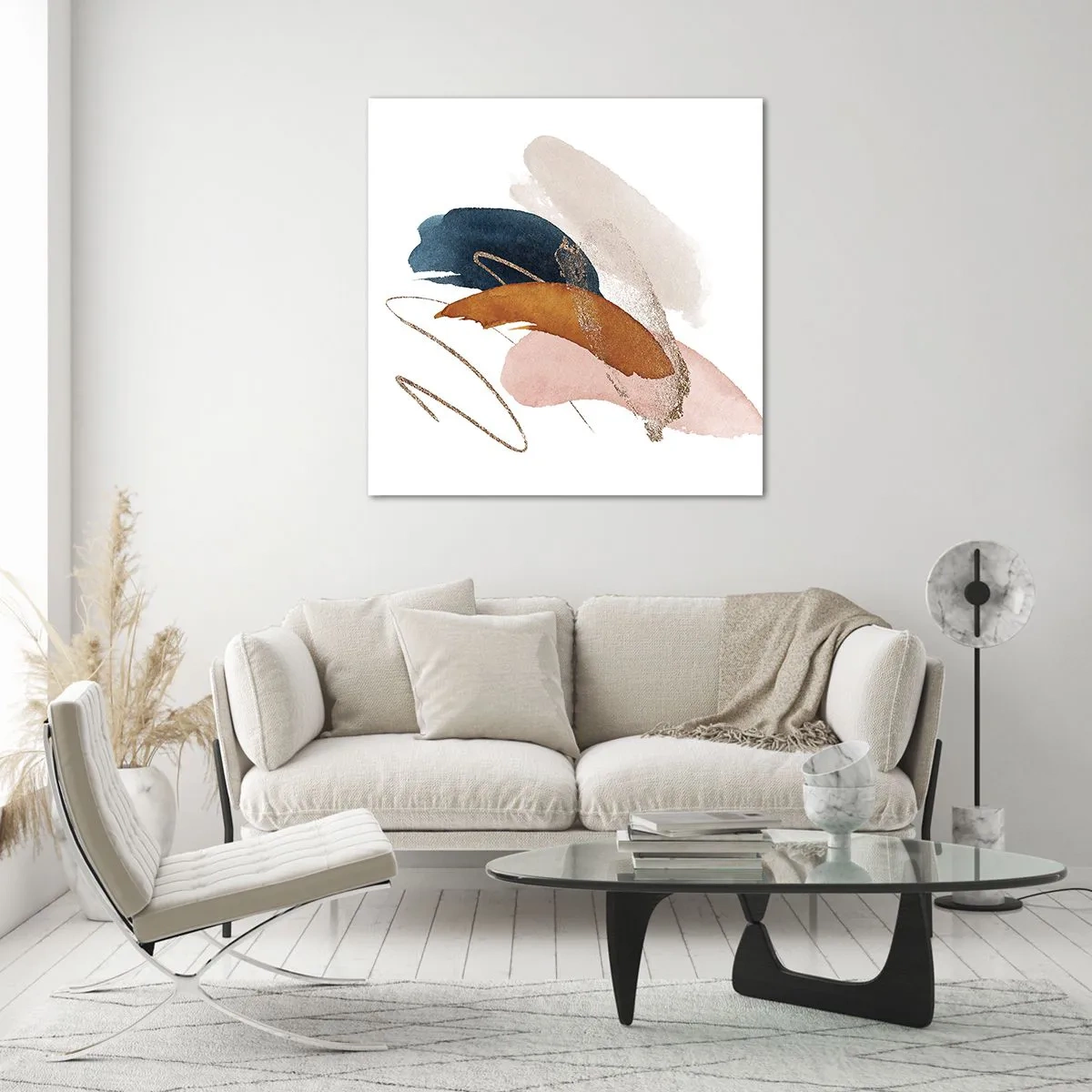 Cuadro sobre vidrio - Impresiones sobre Vidrio - Composición alada - 60x60 cm