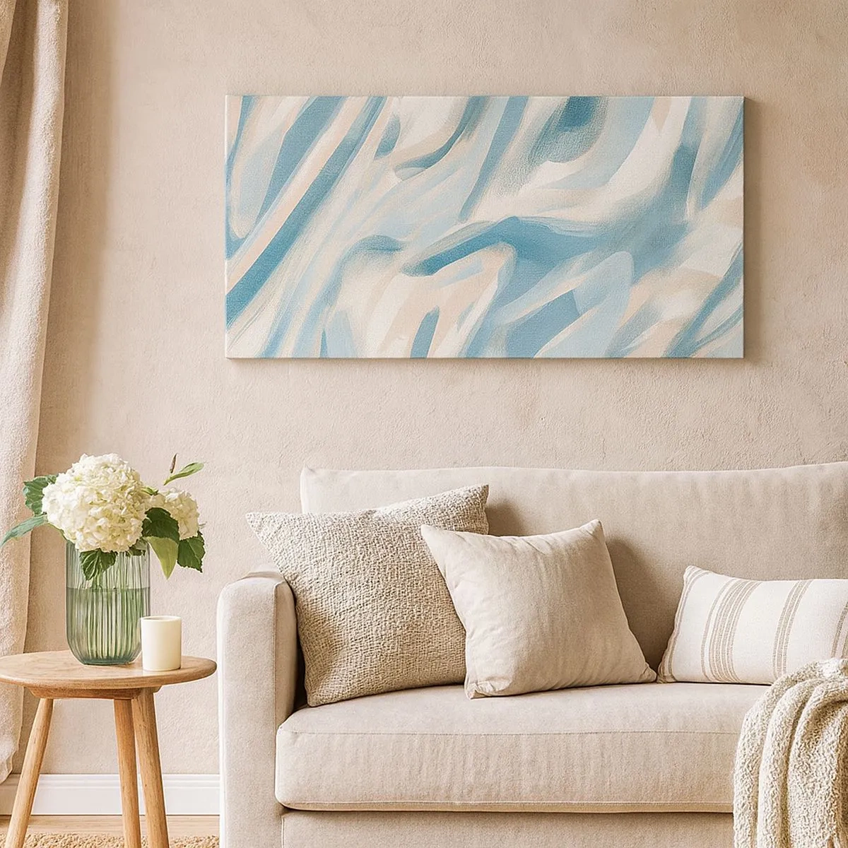 Cuadro sobre lienzo - Impresión de Imagen - Brisas primaverales - 100x40 cm