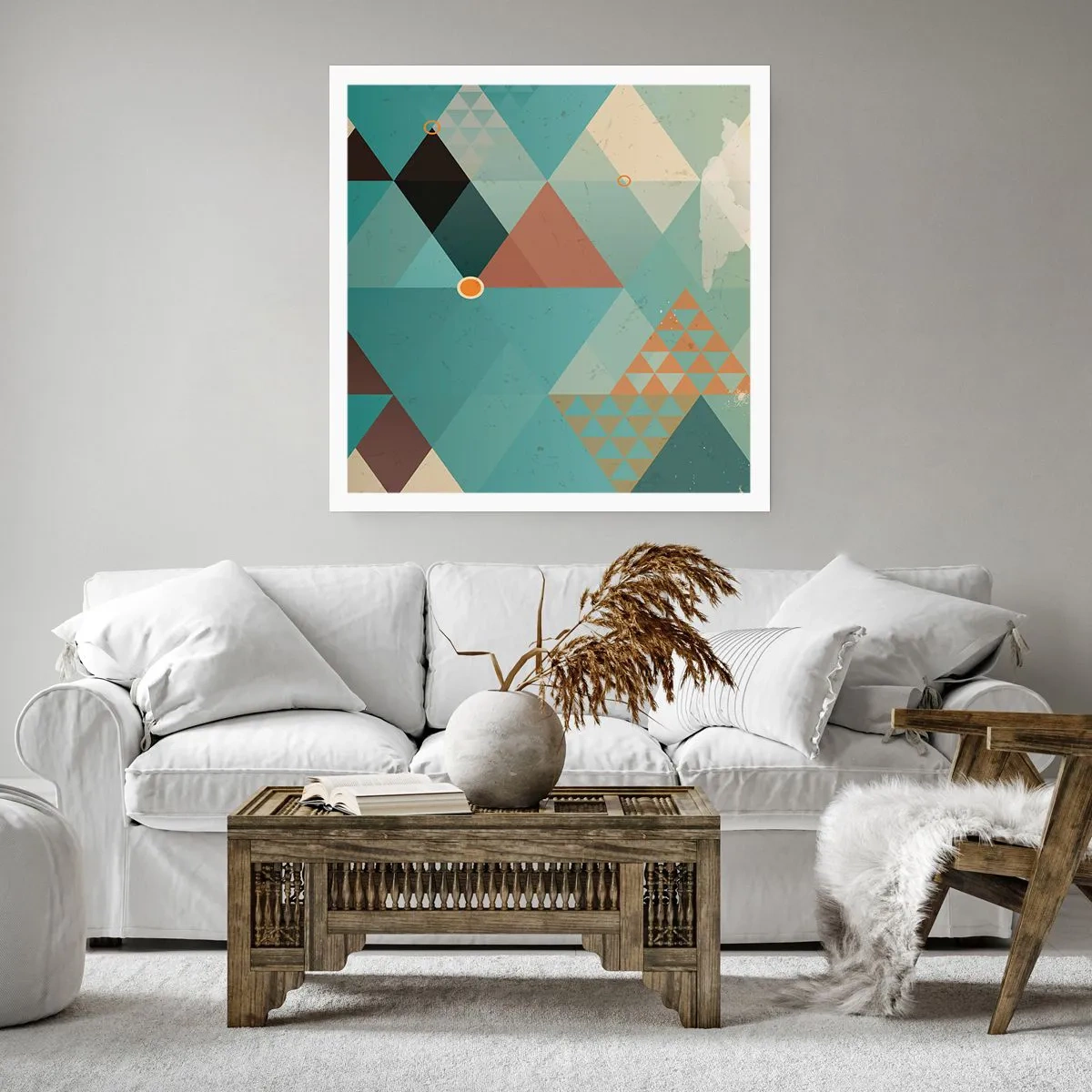 Póster - Uno para todos y todos para uno - 30x30 cm