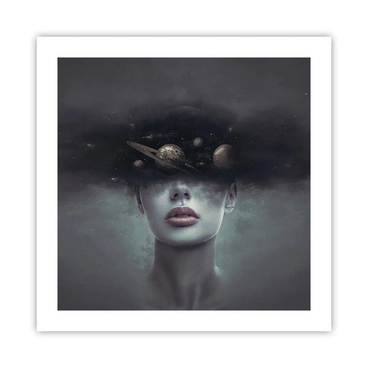 Póster - Y los planetas sienten... - 50x50 cm