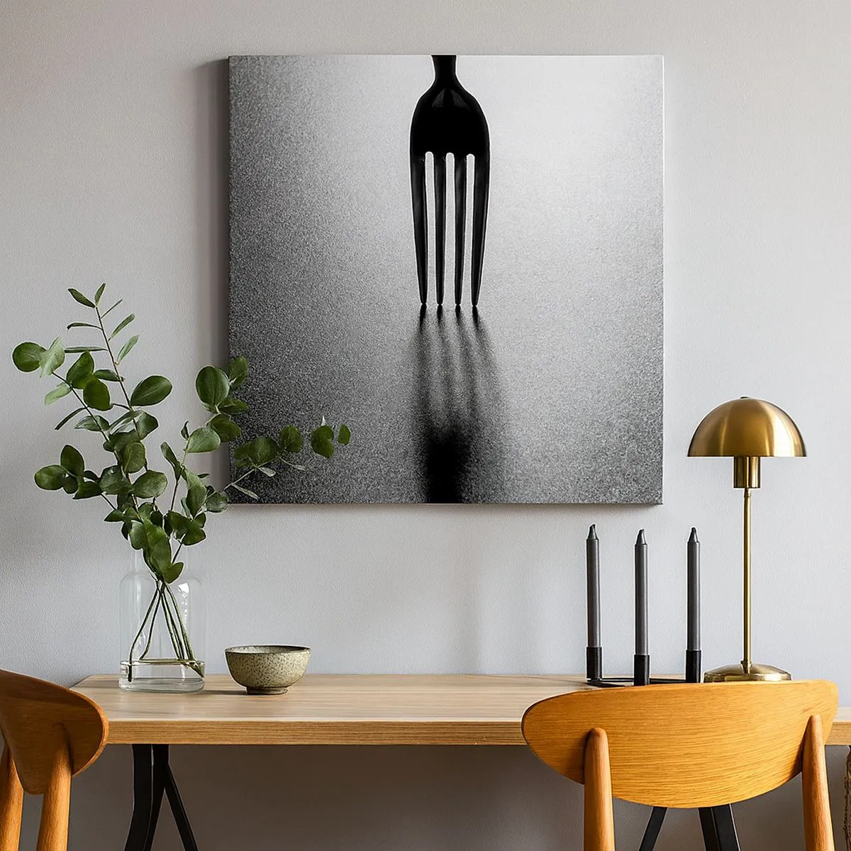 Cuadro sobre lienzo - Impresión de Imagen - Luz y sombra - 30x30 cm