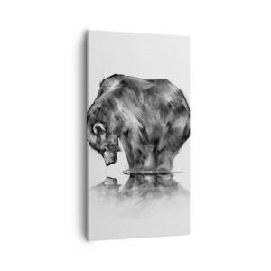 Cuadro sobre lienzo - Impresión de Imagen - Es bueno ver a alguien cercano - 55x100 cm