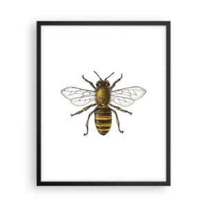 Póster en marco negro - Bondad natural - 40x50 cm