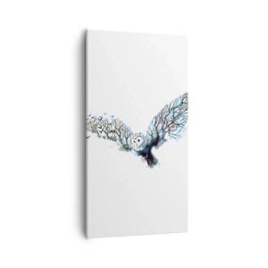 Cuadro sobre lienzo - Impresión de Imagen - En las alas del bosque - 55x100 cm