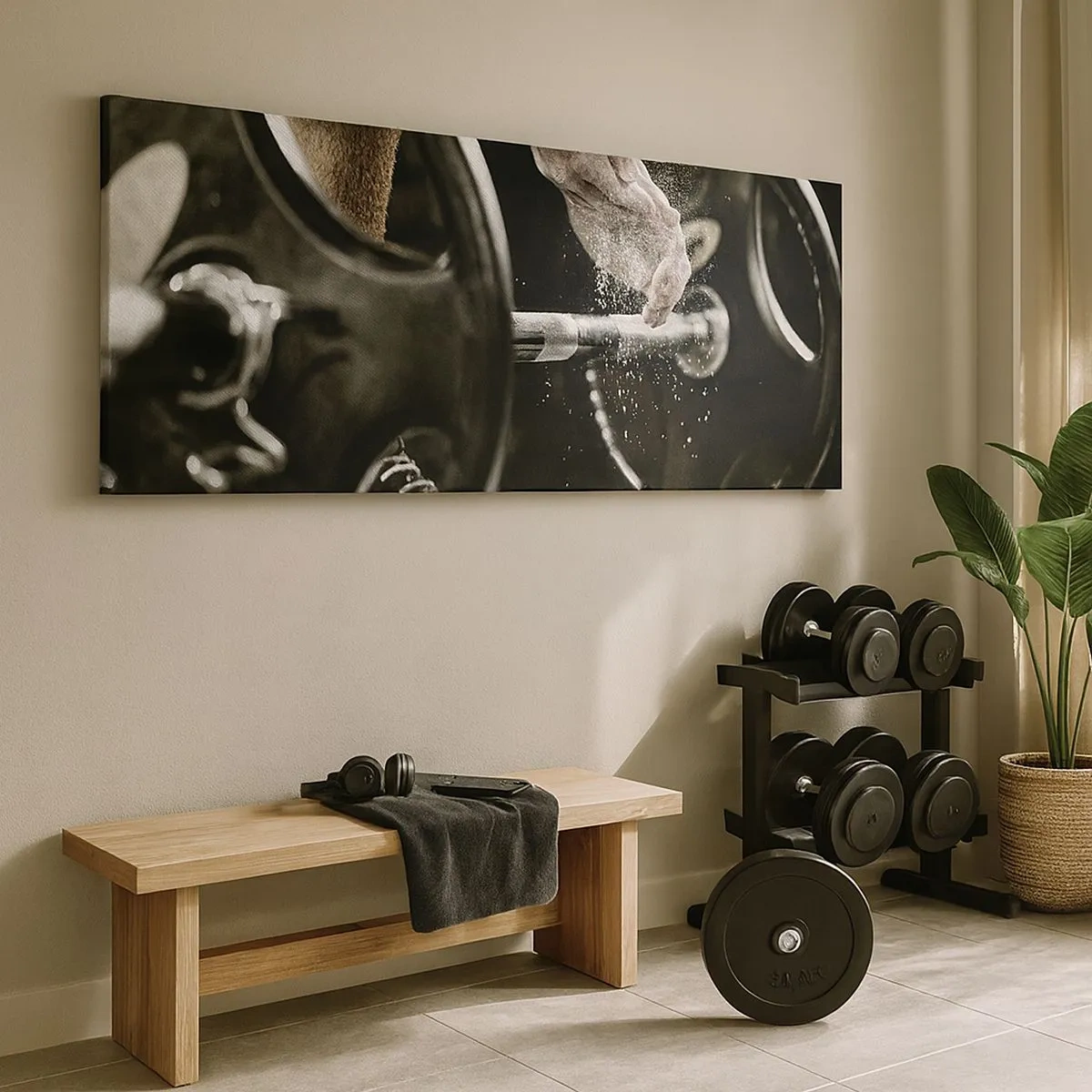 Cuadro sobre lienzo - Impresión de Imagen - ¡Reto aceptado! - 100x40 cm