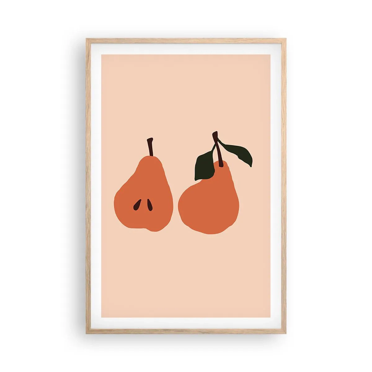 Póster en marco roble claro - La dulzura misma - 61x91 cm