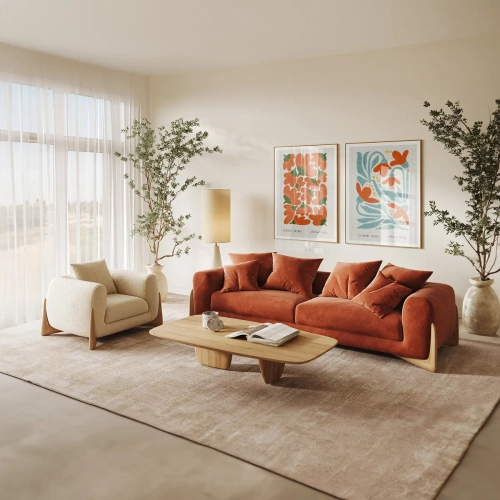 Modern flora no. 2 - Inspiración para el salón