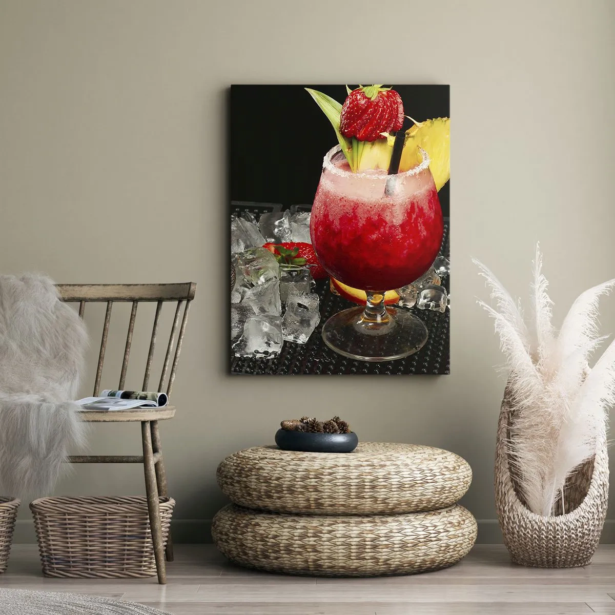 Cuadro sobre lienzo - Impresión de Imagen - Conjurar el sabor - 45x80 cm