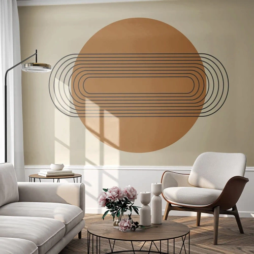 Fotomural Autadhesivo Deluxe Sticker - El plan perfecto - Abstracción, Gráficos, Patrón moderno - 350x256 cm