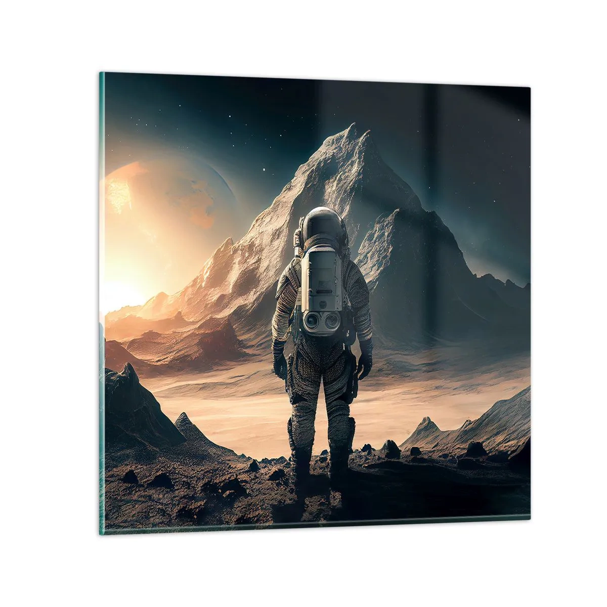 Cuadro sobre vidrio - Impresiones sobre Vidrio - Un nuevo reto - 60x60 cm