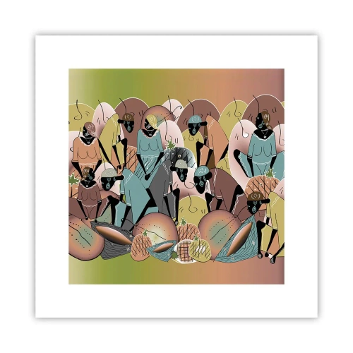 Póster - Se avecina una gran celebración - 30x30 cm