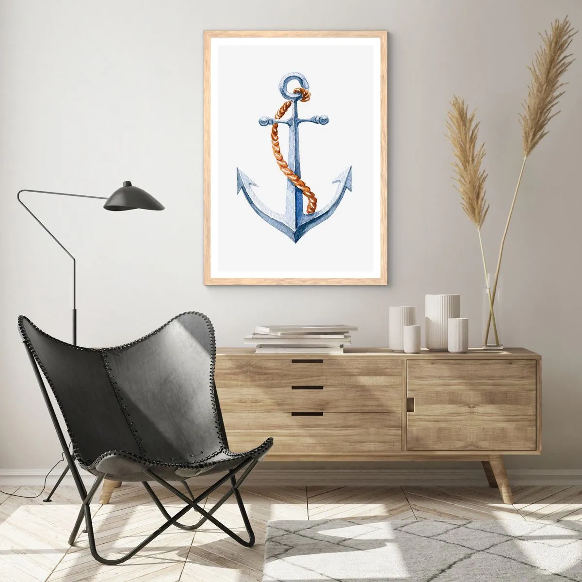 Póster en marco roble claro - ¡Ah, aventura! - 61x91 cm