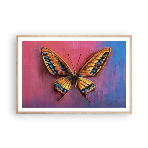 Póster en marco roble claro - Una joya de la naturaleza - 91x61 cm