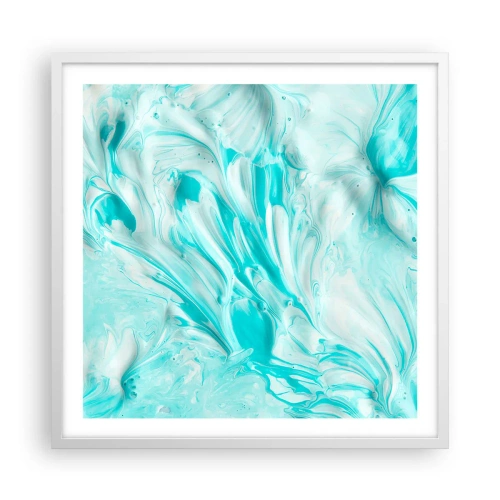 Póster en marco blanco - Juntos para siempre - 60x60 cm