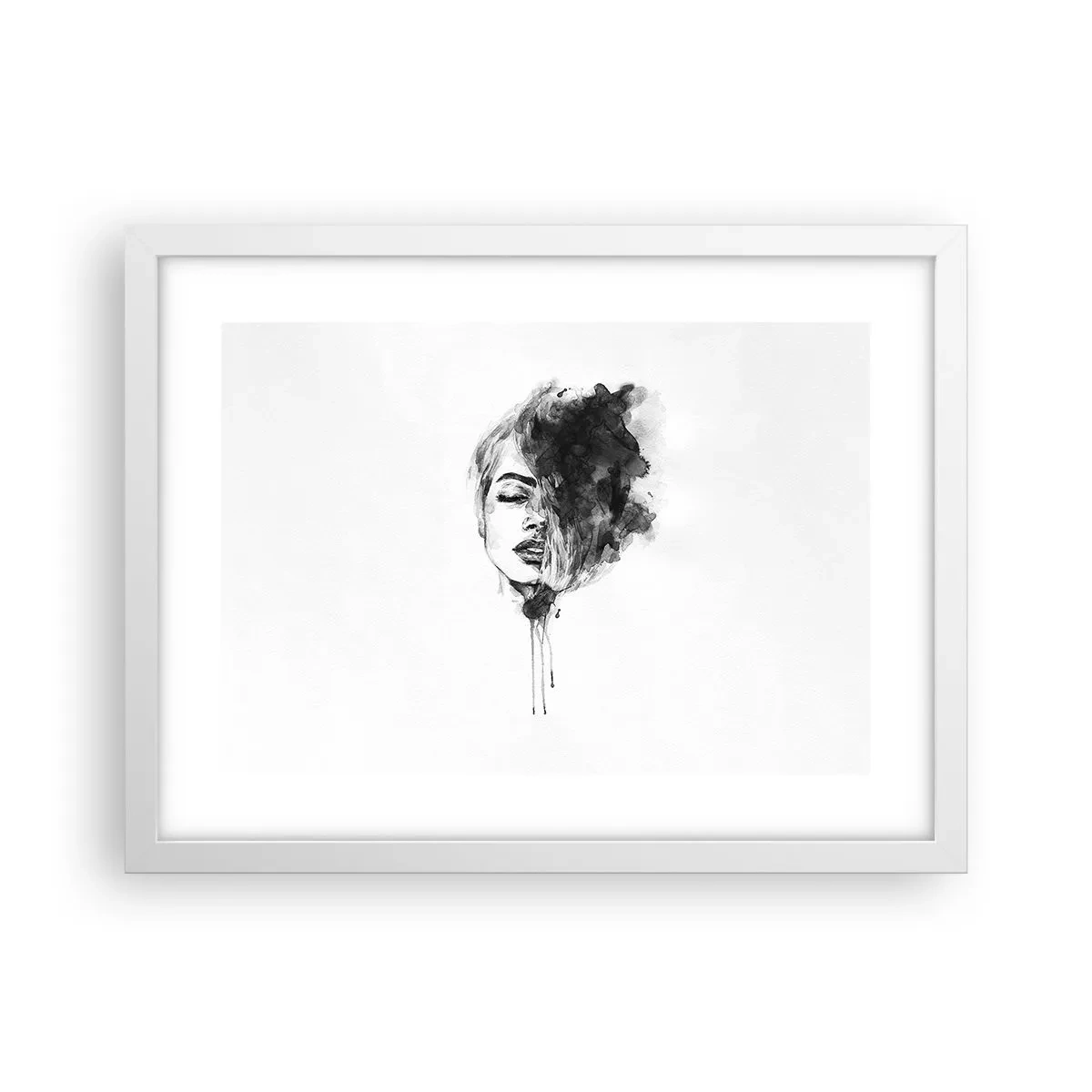 Póster en marco blanco - Sueños en femenino - 40x30 cm