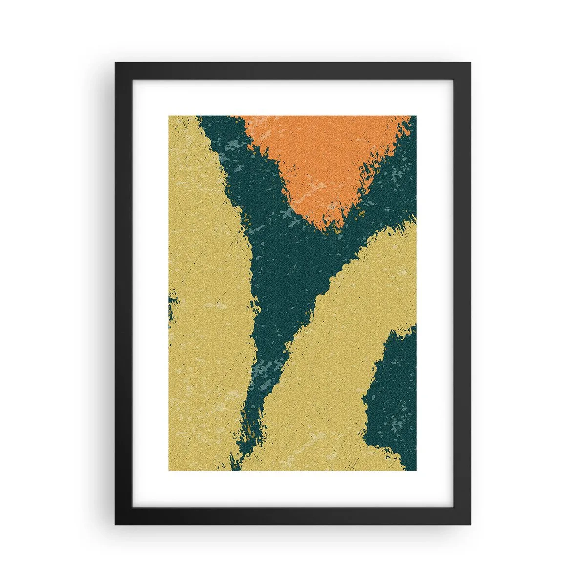 Póster en marco negro - Abstracción - a cámara lenta - 30x40 cm