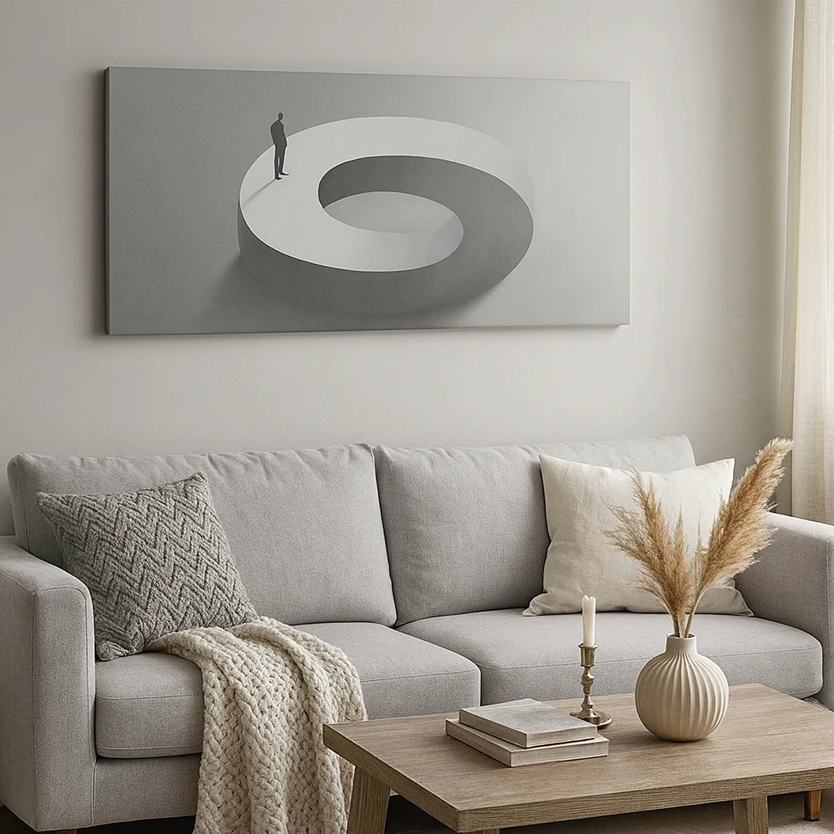 Cuadro sobre lienzo - Impresión de Imagen - Ser sabio no es una labor sencilla - 30x30 cm