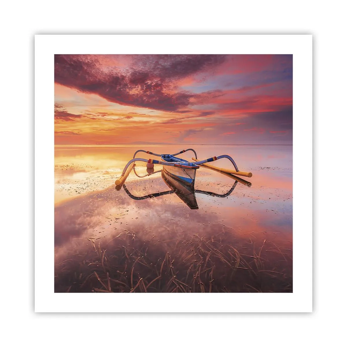 Póster - Calma de una tarde tropical - 50x50 cm