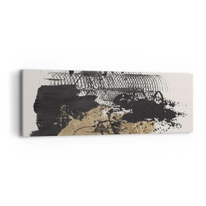 Cuadro sobre lienzo - Impresión de Imagen - Composición con pasión - 90x30 cm