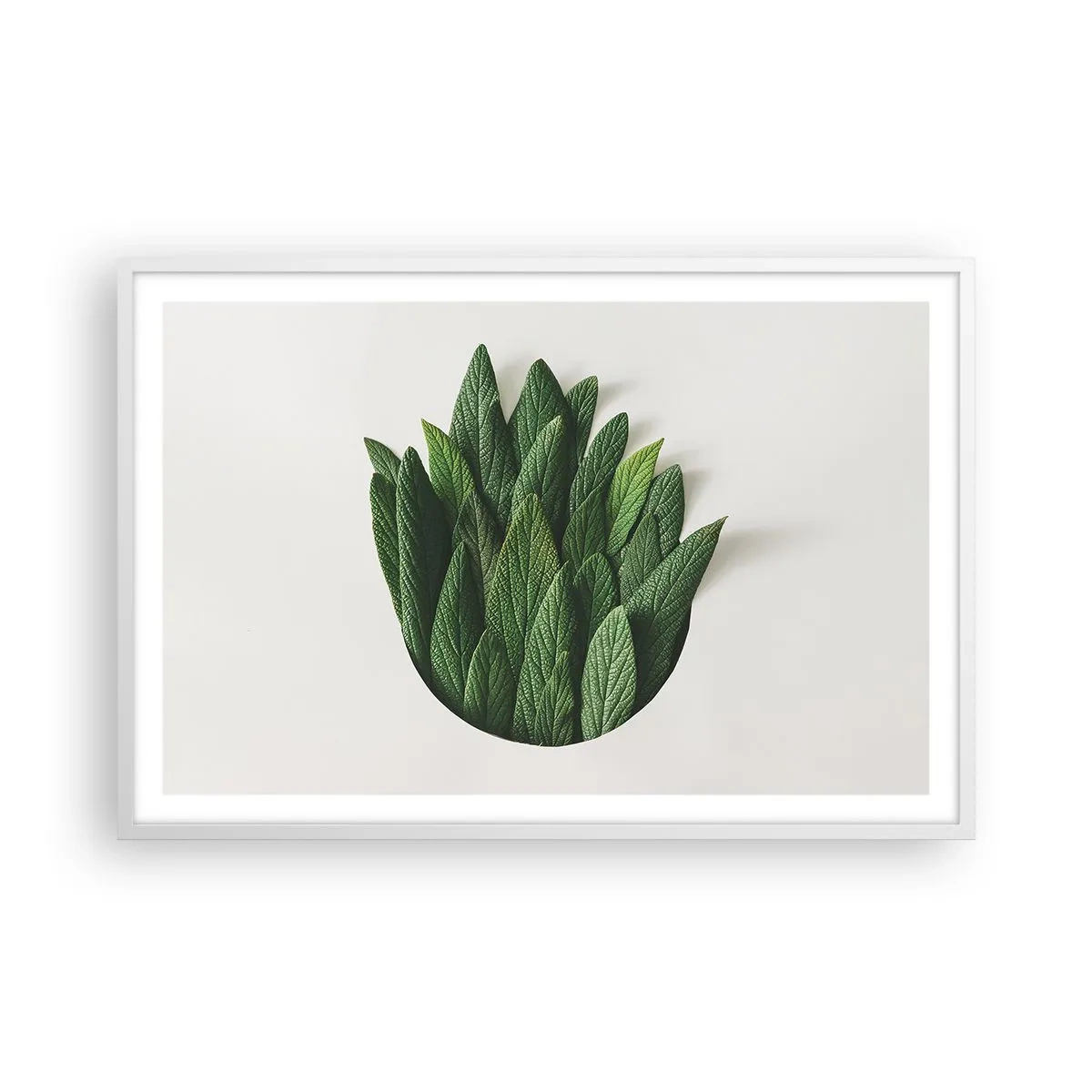 Póster en marco blanco - Curiosidad desenfrenada - 91x61 cm