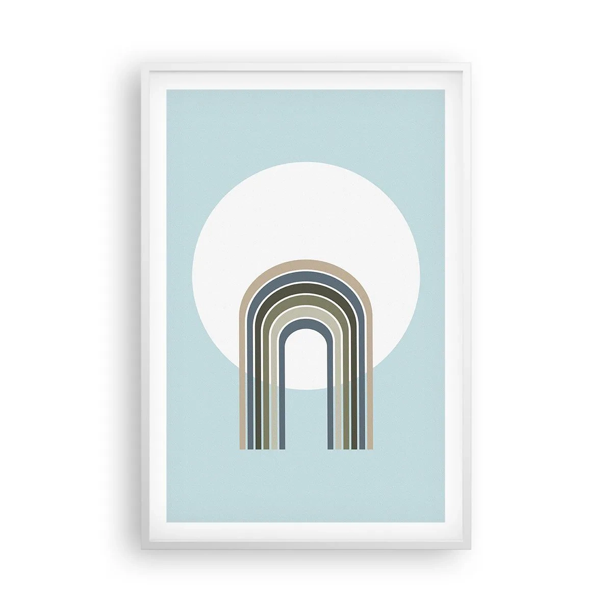 Póster en marco blanco - Una atracción irresistible - 61x91 cm