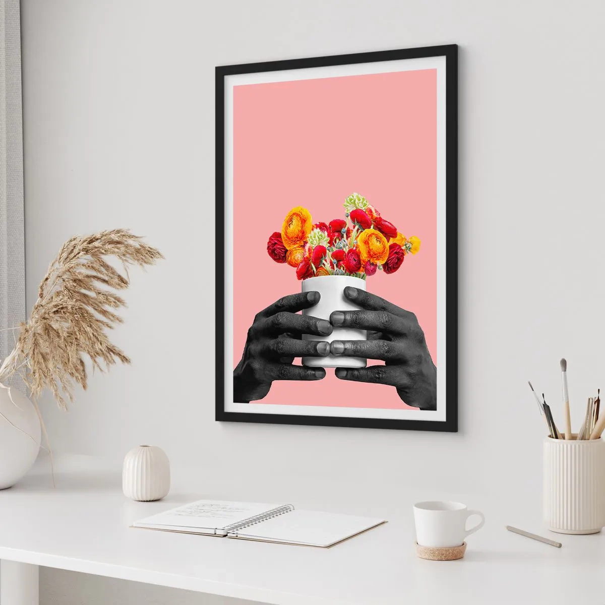 Póster en marco negro - La apoteosis de la vida - 61x91 cm